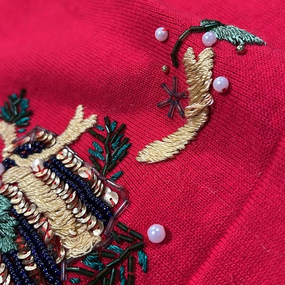 Vintage - Studio Collection - small, holiday sweater/faux tank - Picture 11 of 11